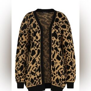 JACQUARD Print Cardigan